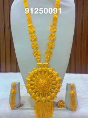 gold platted bijoux jewellery set for women