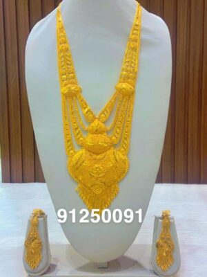 gold platted bijoux jewellery set for women