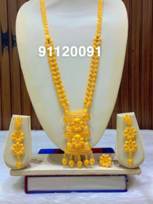 gold platted bijoux jewellery set for women