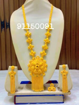 gold platted bijoux jewellery set for women