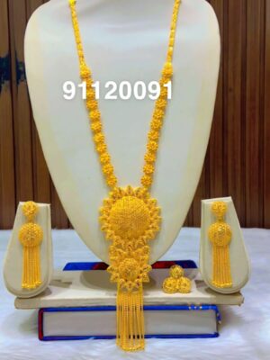 gold platted bijoux jewellery set for women