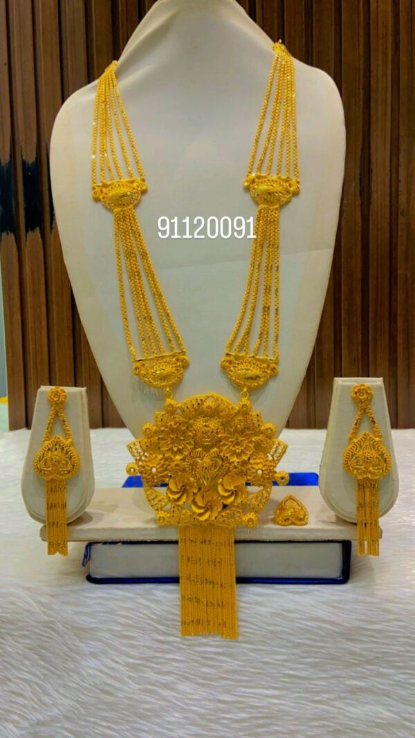 gold platted bijoux jewellery set for women