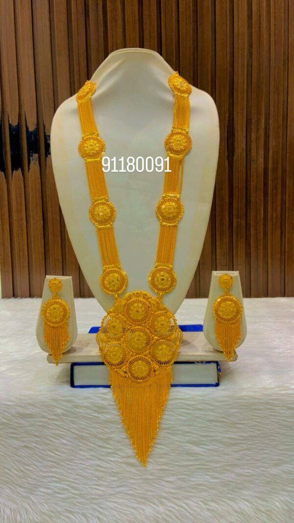 gold platted bijoux jewellery set for women