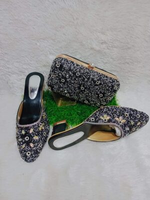 lastest Designe Handbag & shoes With stone Beaded Work for Women