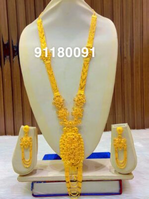 gold plated necklace bijoux jewellery set for women