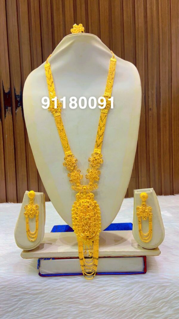 gold plated necklace bijoux jewellery set for women