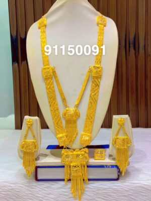 gold plated necklace bijoux jewellery set for women