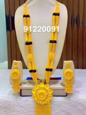 gold plated necklace bijoux jewellery set for women