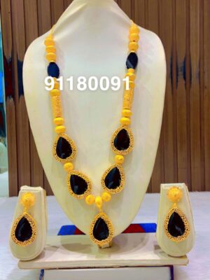 gold plated necklace bijoux jewellery set for women