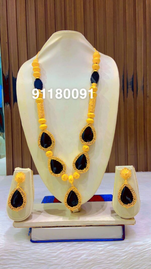 gold plated necklace bijoux jewellery set for women