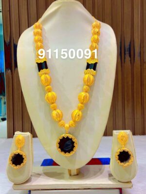 gold plated necklace bijoux jewellery set for women