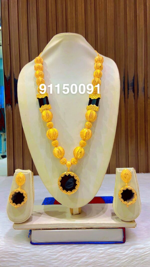 gold plated necklace bijoux jewellery set for women