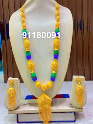 gold plated necklace bijoux jewellery set for women