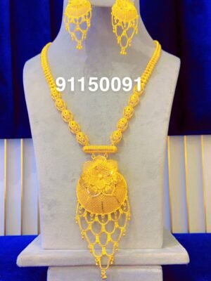 gold plated necklace bijoux jewellery set for women
