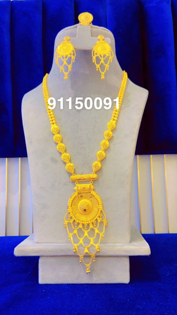 gold plated necklace bijoux jewellery set for women