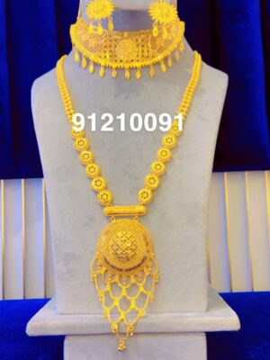 gold plated necklace bijoux jewellery set for women