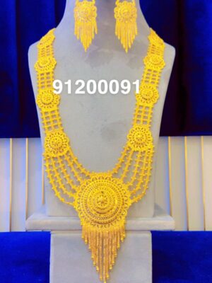 gold plated necklace bijoux jewellery set for women