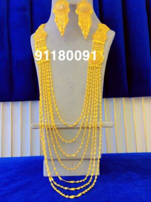 gold plated necklace bijoux jewellery set for women