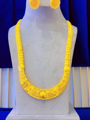 gold plated necklace bijoux jewellery set for women
