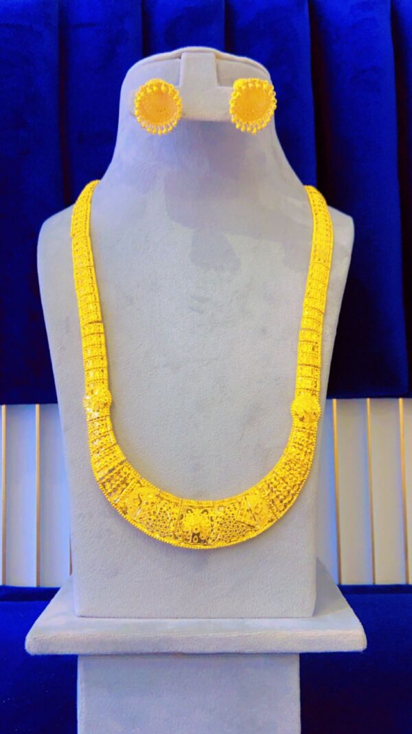 gold plated necklace bijoux jewellery set for women