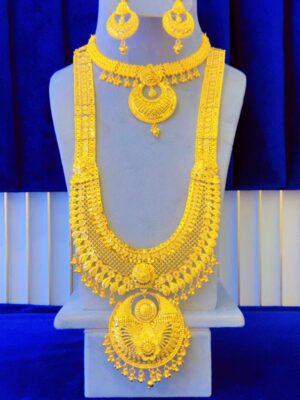 gold plated necklace bijoux jewellery set for women
