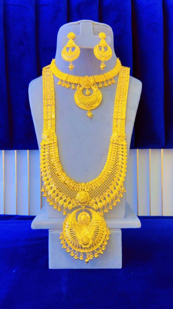 gold plated necklace bijoux jewellery set for women