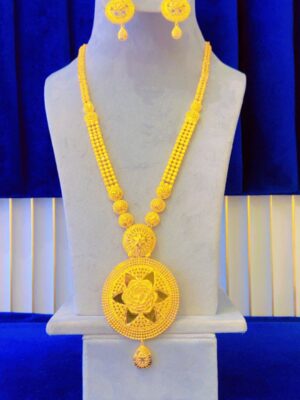 gold plated necklace bijoux jewellery set for women