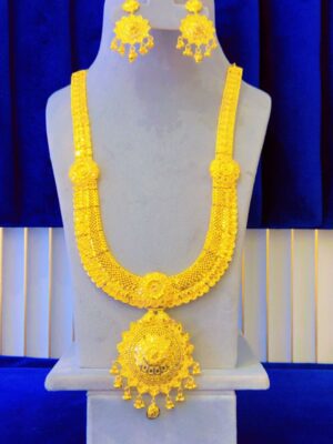 gold plated necklace bijoux jewellery set for women