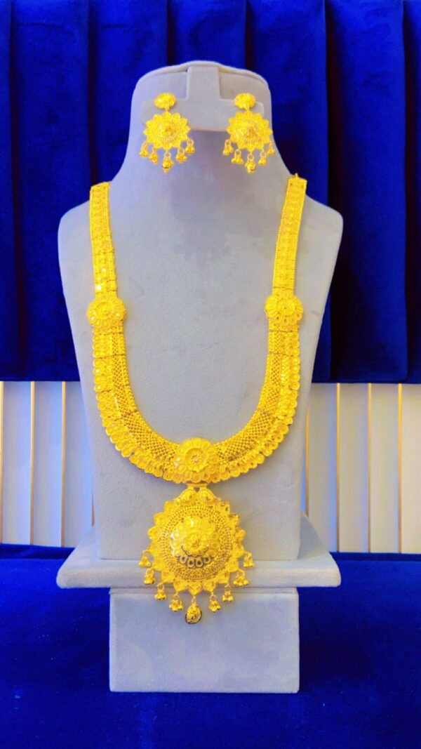 gold plated necklace bijoux jewellery set for women