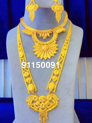 gold plated necklace bijoux jewellery set for women